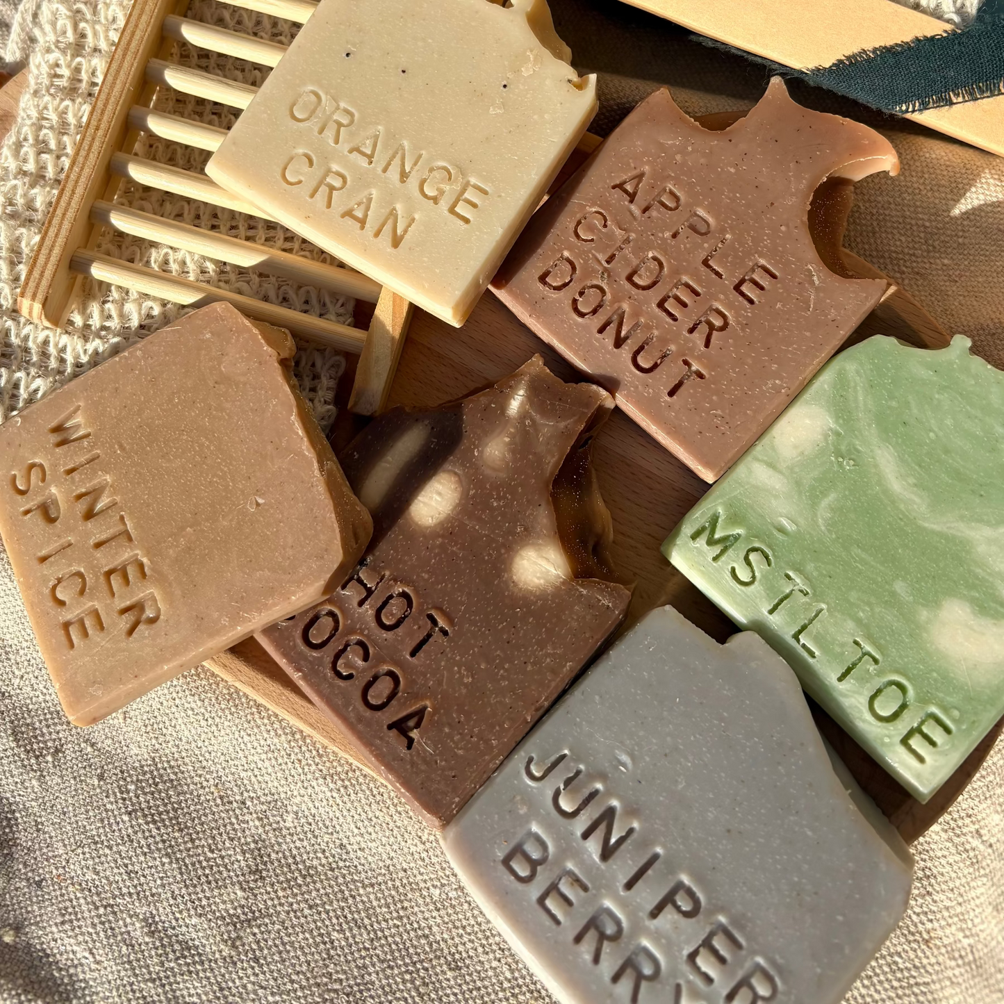 SEASONAL Holiday Soap Bars