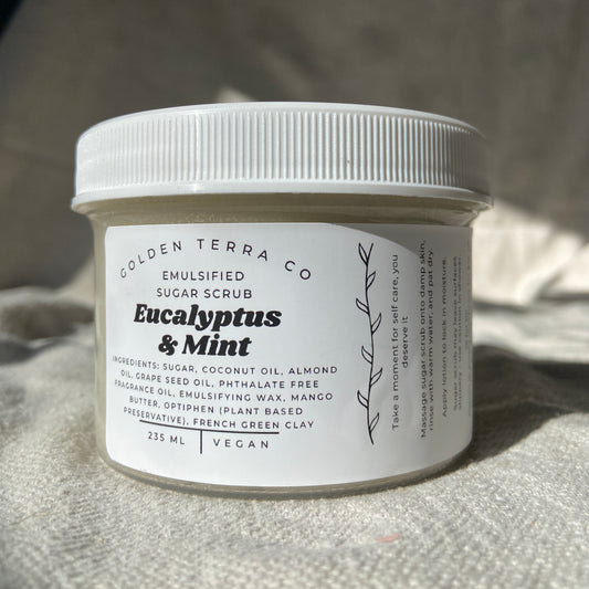 Eucalyptus and Mint Sugar Scrub