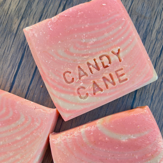 Candy Cane Soap Bar